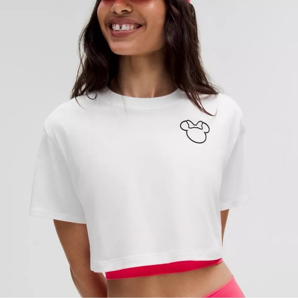 Lululemon x Disney all yours cropped tee